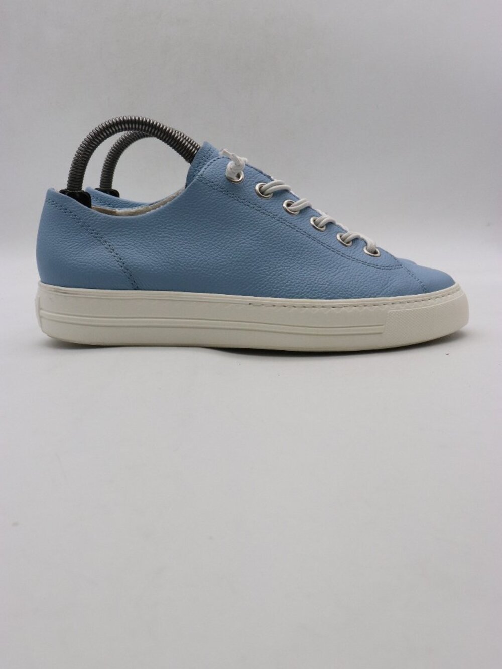 Paul Green Hadley Women’s Size UK 6.5 US 9 Platform Sneakers Sky Blue Leather - Picture 1 of 9
